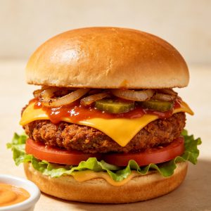 Sweet Chilli Plant Burger