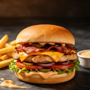 Loaded Chicken Burger