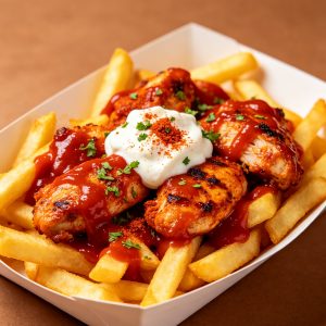 Peri Peri Chicken Loaded Fries