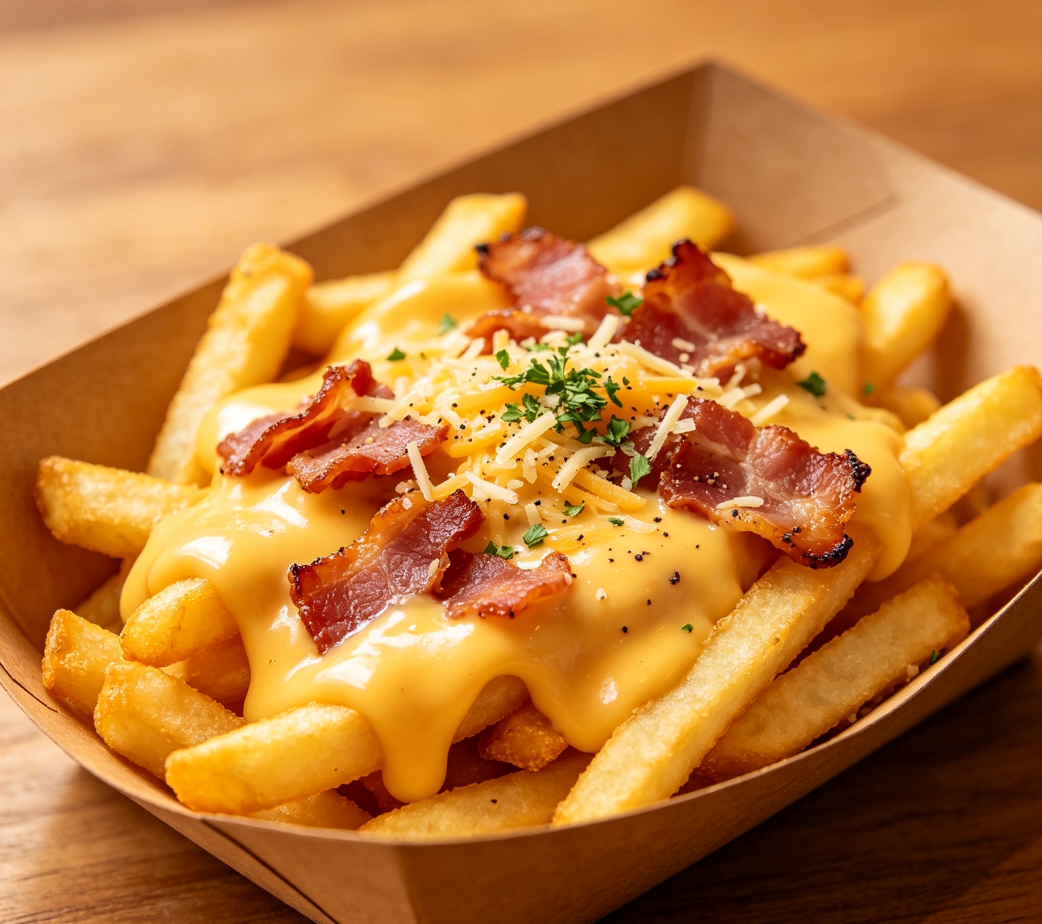 Cheesy Bacon Loaded Fries