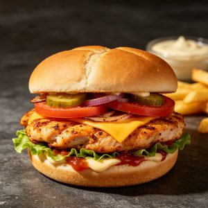 Cajun Chicken Burger