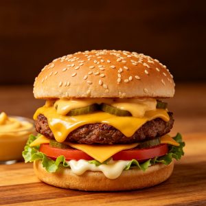 Cheese Style Plant Burger