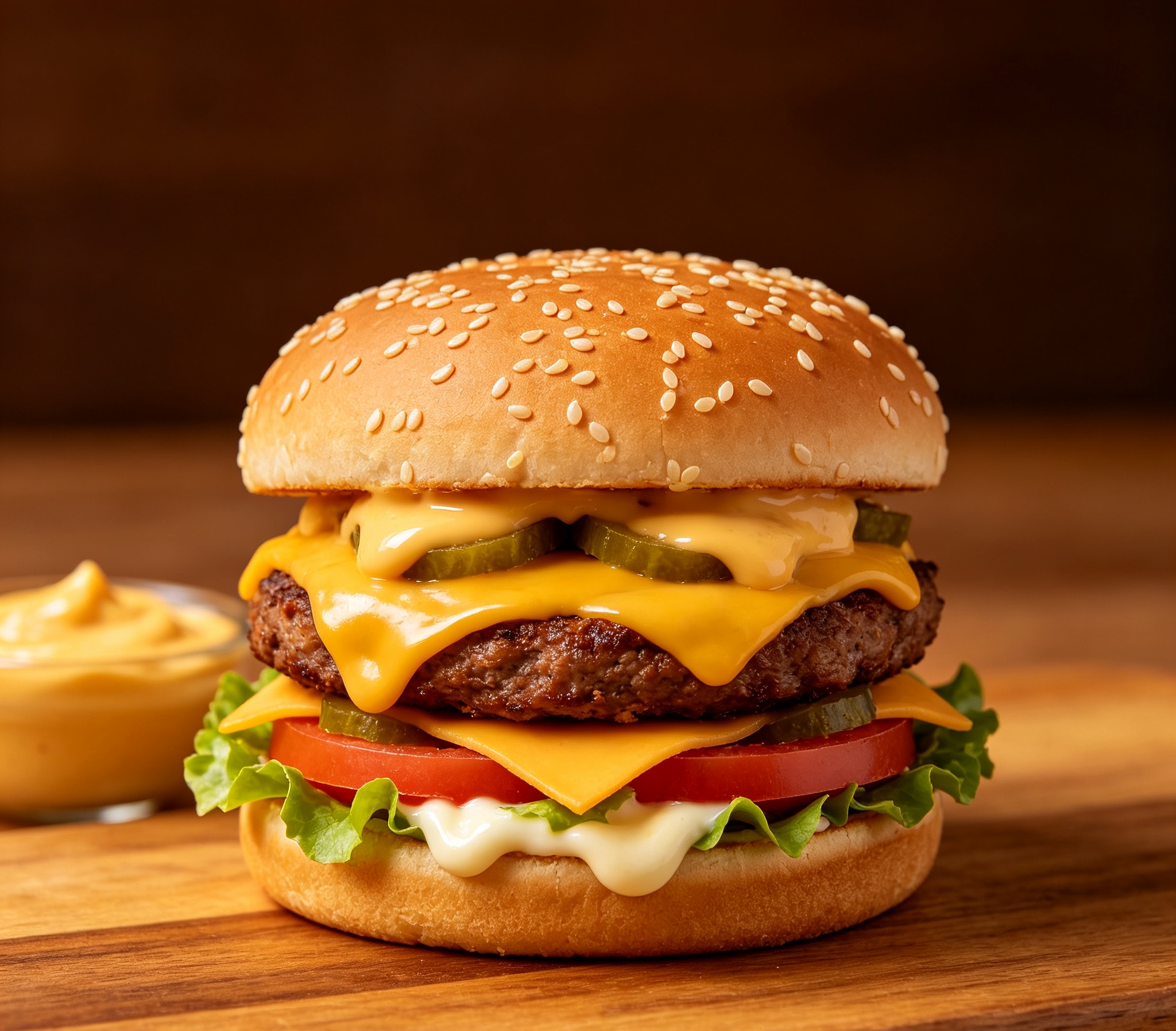Cheese Style Plant Burger