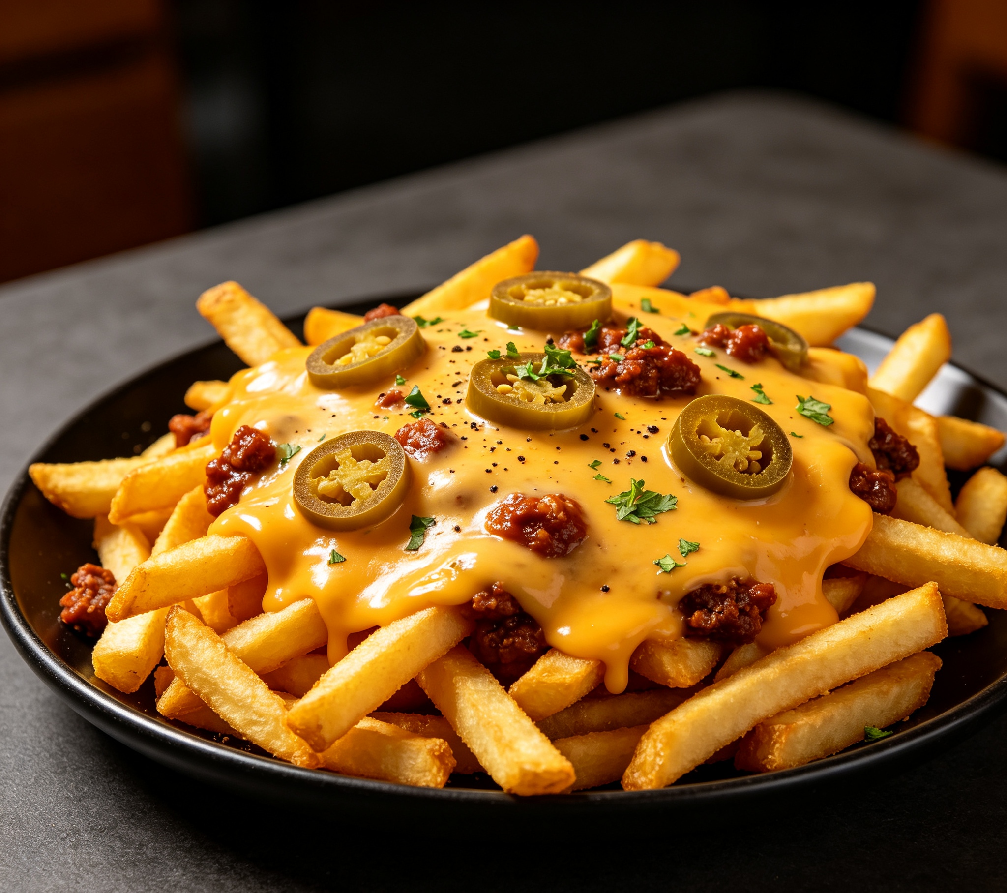 Cheese & Jalapeno Loaded Fries