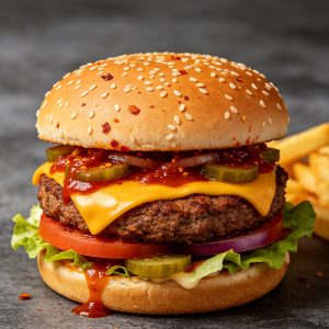 Spicy Plant Burger