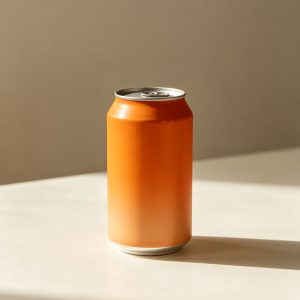 Orange Drink Can
